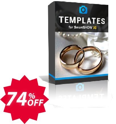 SmartSHOW 3D: 3D Wedding Album Templates Coupon code 74% discount 