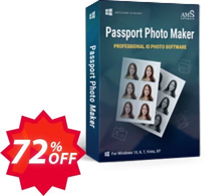 Passport Photo Maker STANDARD Coupon code 72% discount 