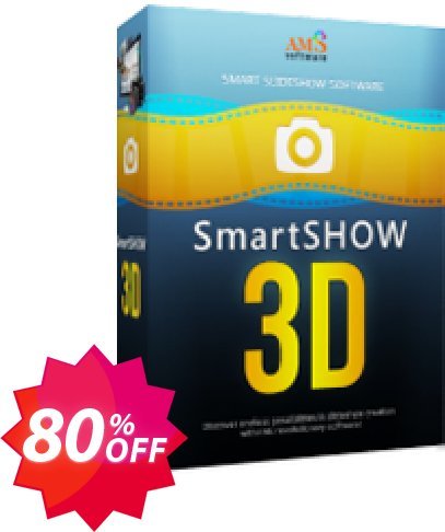 SmartSHOW 3D Gold Coupon code 80% discount 