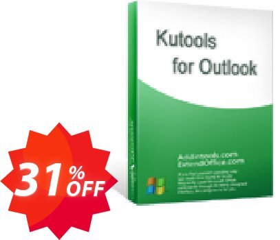 Kutools for Outlook Coupon code 31% discount 