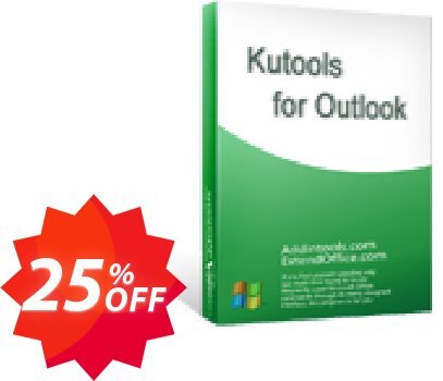Kutools for Outlook Coupon code 25% discount 