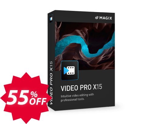 MAGIX Video Pro X15 Coupon code 55% discount 