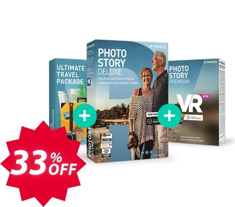 MAGIX Photostory Premium VR Coupon code 33% discount 