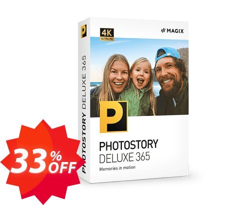 MAGIX Photostory deluxe 365 Coupon code 33% discount 