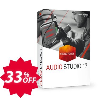 MAGIX SOUND FORGE Audio Studio 17 Coupon code 33% discount 