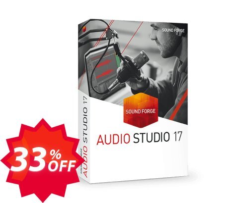 MAGIX SOUND FORGE Audio Studio 18 Coupon code 33% discount 