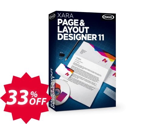 Xara Page & Layout Designer 11 Coupon code 33% discount 