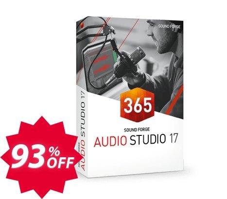 MAGIX SOUND FORGE Audio Studio 365 Coupon code 93% discount 