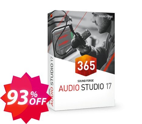 MAGIX SOUND FORGE Audio Studio 365 Coupon code 93% discount 