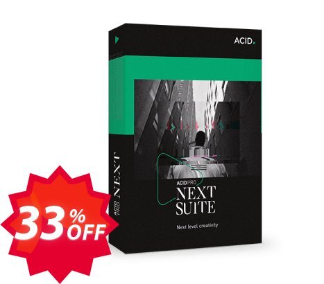 ACID Pro Next Suite Coupon code 33% discount 