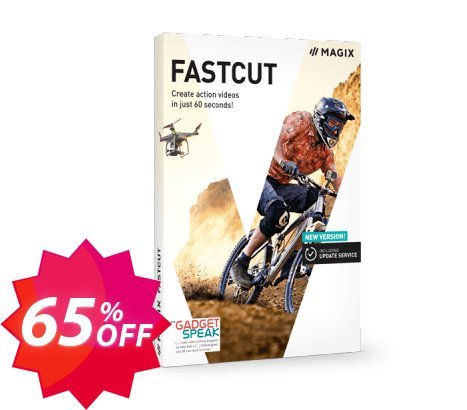 MAGIX Fastcut Plus Coupon code 65% discount 