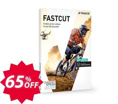 MAGIX Fastcut Plus Coupon code 65% discount 