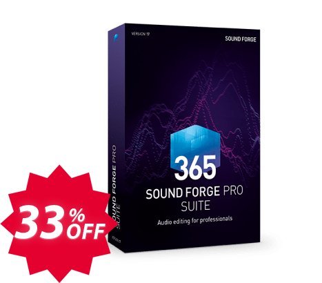 MAGIX SOUND FORGE Pro Suite 365 Coupon code 33% discount 