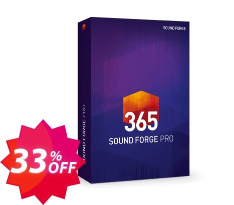 MAGIX SOUND FORGE Pro 365 Coupon code 33% discount 