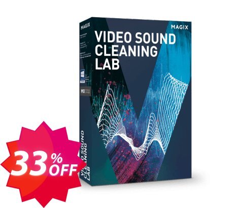 MAGIX Video Sound Cleaning Lab Coupon code 33% discount 