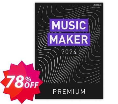 MAGIX Music Maker 2024 Premium Coupon code 78% discount 