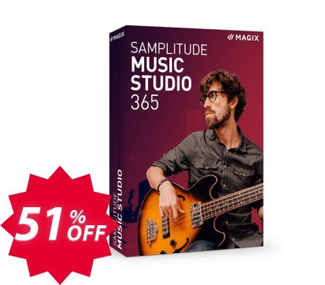 Samplitude Music Studio 365 Coupon code 51% discount 