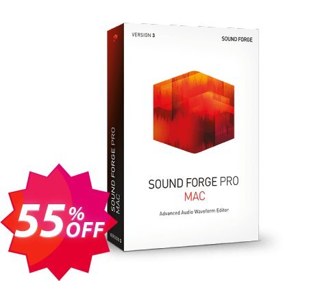 MAGIX SOUND FORGE Pro MAC 3 Coupon code 55% discount 