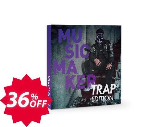 Music Maker Trap Edition Coupon code 36% discount 