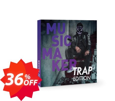 Music Maker Trap Edition Coupon code 36% discount 