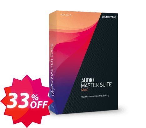 MAGIX Audio Master Suite MAC Coupon code 33% discount 