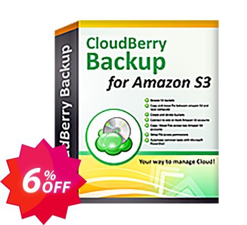 CloudBerry Drive Server Edition, annual maintenance  Coupon code 6% discount 