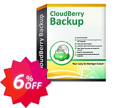CloudBerry Backup for MS Exchange - annual maintenance Coupon code 6% discount 
