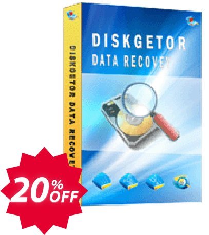 DiskGetor Data Recovery Coupon code 20% discount 