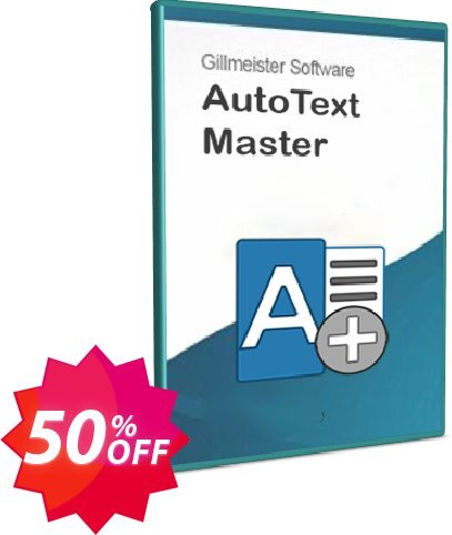 AutoText Master Coupon code 50% discount 