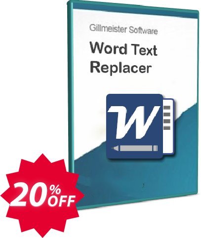Word Text Replacer Coupon code 20% discount 