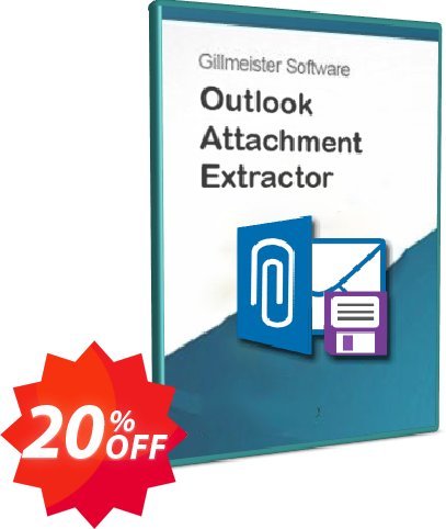 Outlook Attachment Extractor 3 - 15-User Plan Coupon code 20% discount 