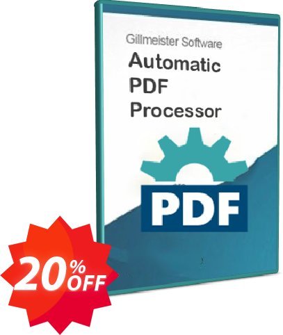 Automatic PDF Processor, 1-year Plan  Coupon code 20% discount 