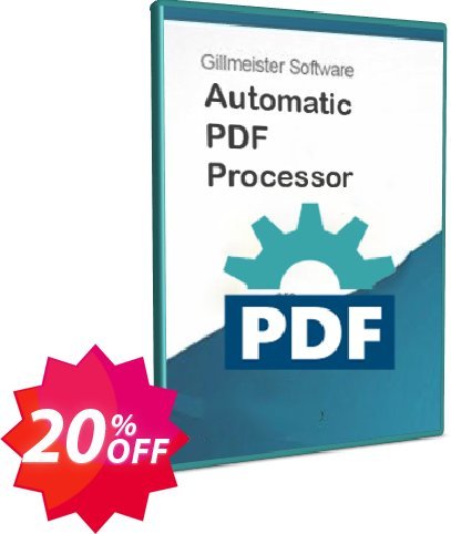 Automatic PDF Processor - 10-user Plan, Yearly  Coupon code 20% discount 
