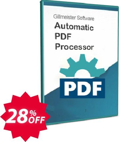 Automatic PDF Processor - 25-user Plan, Yearly  Coupon code 28% discount 