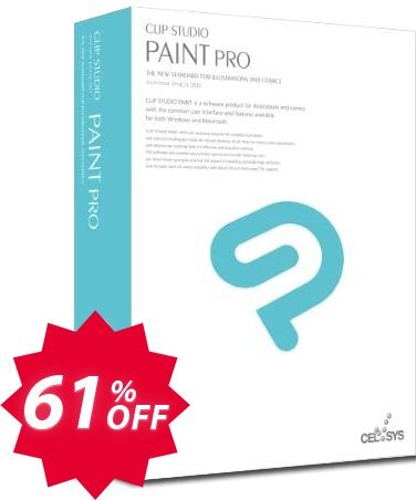 Clip Studio Paint PRO Coupon code 61% discount 