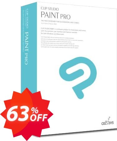Clip Studio Paint PRO, Yearly plan  Coupon code 63% discount 