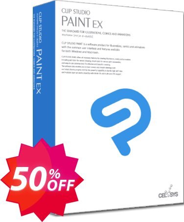 Clip Studio Paint EX Coupon code 50% discount 