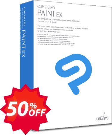 Clip Studio Paint EX, Español  Coupon code 50% discount 