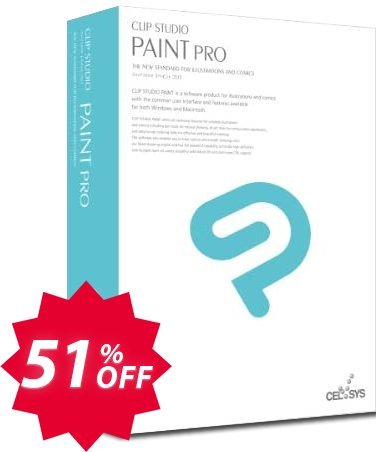 Clip Studio Paint PRO, 한국어  Coupon code 51% discount 