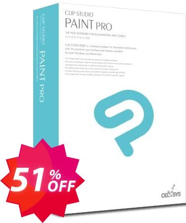 Clip Studio Paint PRO, 한국어  Coupon code 51% discount 