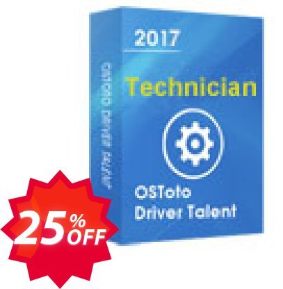 Driver Talent Technician for 100 PCs Coupon code 25% discount 