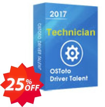 Driver Talent Technician for 200 PCs Coupon code 25% discount 