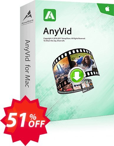AnyVid for MAC Coupon code 51% discount 