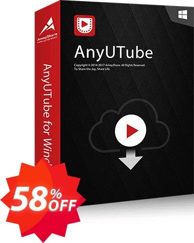 AnyUTube Monthly Coupon code 58% discount 