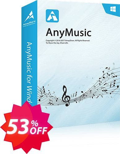 AnyMusic 6-Month Subscription Coupon code 53% discount 