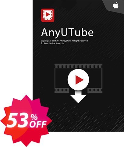 AnyUTube for MAC 6-Month Subscription Coupon code 53% discount 