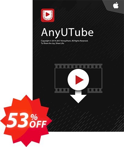 AnyUTube for MAC 6-Month Subscription Coupon code 53% discount 