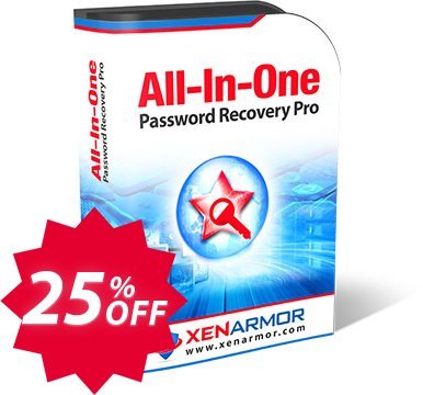 XenArmor All-In-One Password Recovery Pro Enterprise Coupon code 25% discount 