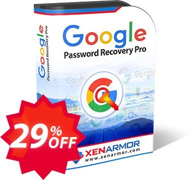 XenArmor Google Password Recovery Pro Coupon code 29% discount 