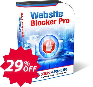 XenArmor Website Blocker Pro Coupon code 29% discount 